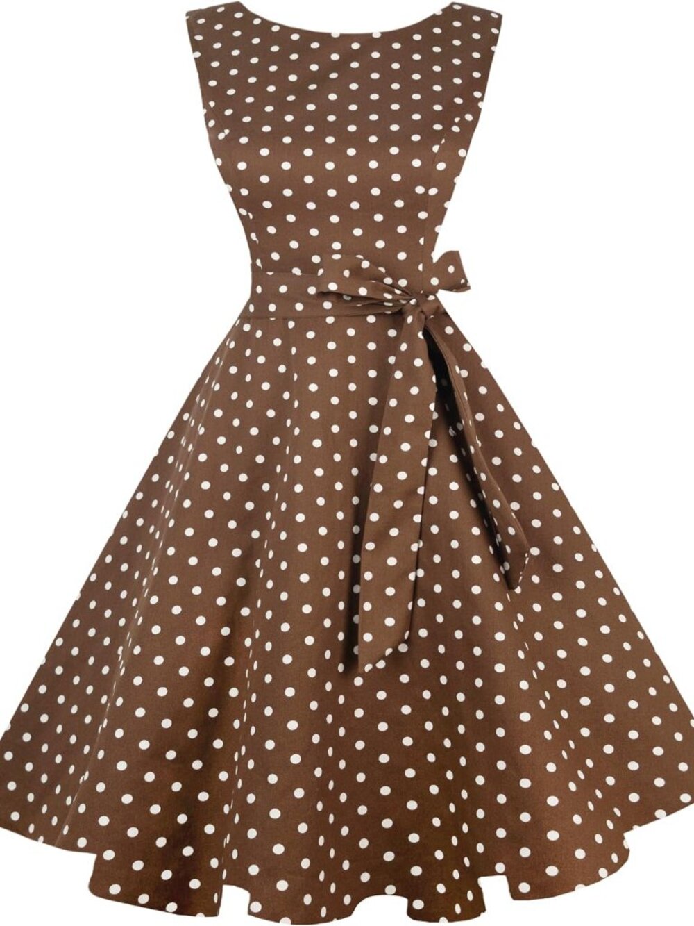 Sleeveless Vintage 1950s Cocktail Dress